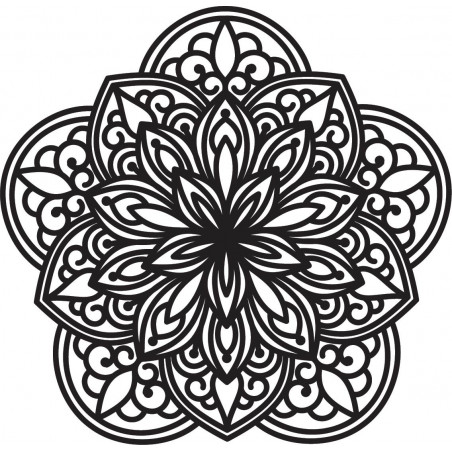 Magiczna mandala na ścianie