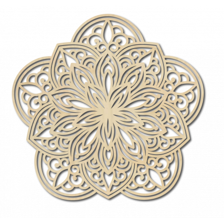 drewniany obraz na ścianie