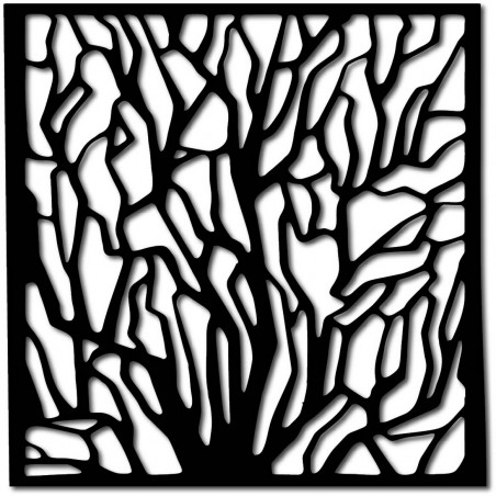 Rzeźbiony drewniany obraz ścienny wykonany ze sklejki KVADERR Rzeźbiony drewniany obraz ścienny wykonany ze sklejki KVADERR