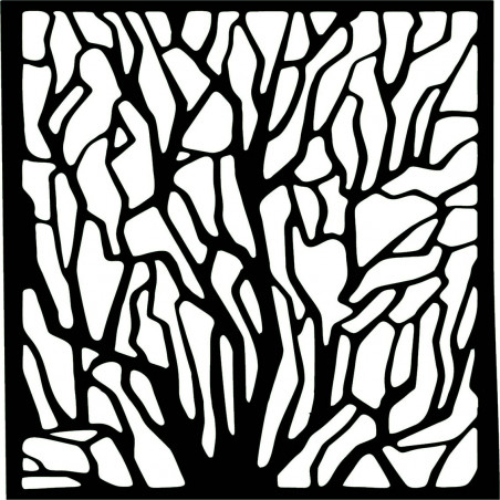 Rzeźbiony drewniany obraz ścienny wykonany ze sklejki KVADERR Rzeźbiony drewniany obraz ścienny wykonany ze sklejki KVADERR