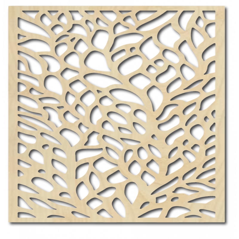 Rzeźbiony obraz na ścianie drewnianej sklejki KLIDKK