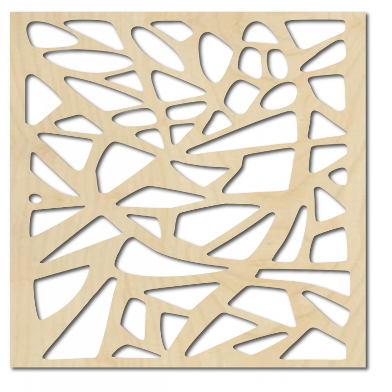 Rzeźbiony obraz ścienny wykonany ze sklejki drewnianej HORLAT