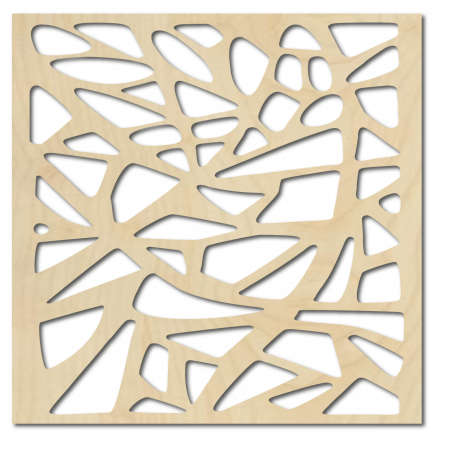 Rzeźbiony obraz ścienny wykonany ze sklejki drewnianej HORLAT