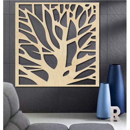 Rzeźbiony obraz na ścianie drewnianej sklejki HORLATF