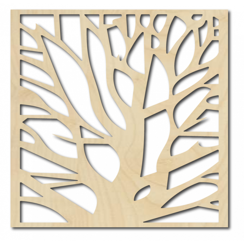 Rzeźbiony obraz na ścianie drewnianej sklejki HORLATF