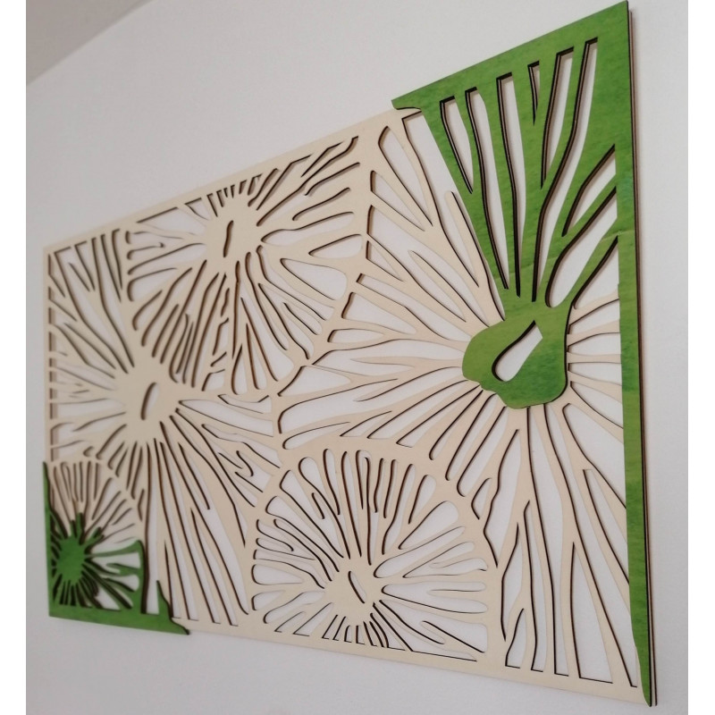 Rzeźbione drewniane drzewo ze sklejki, oryginalna topola