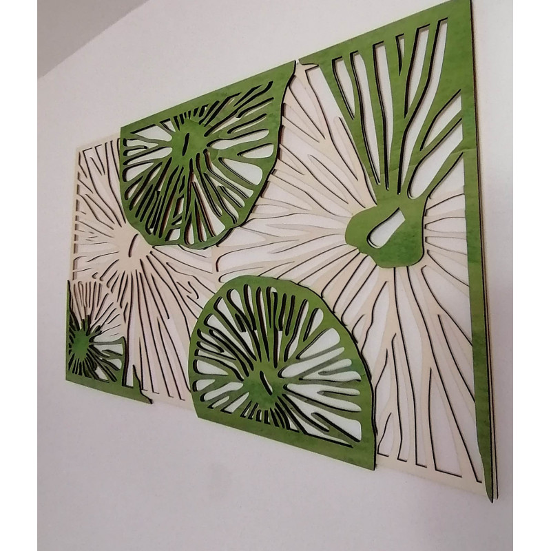 Rzeźbione drewniane drzewo ze sklejki, oryginalna topola