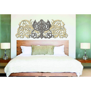 Obraz rzeźbiony 3D z tyłu ze sklejki drewnianej topolowej 2