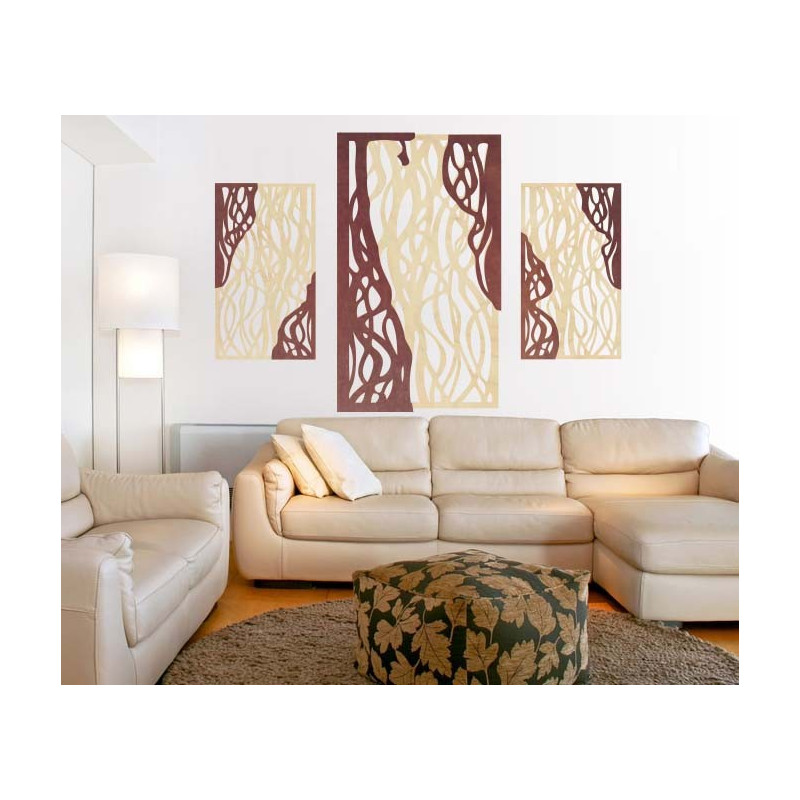 Cudowny obraz na ścianie drewnianej sklejki FLORALIS