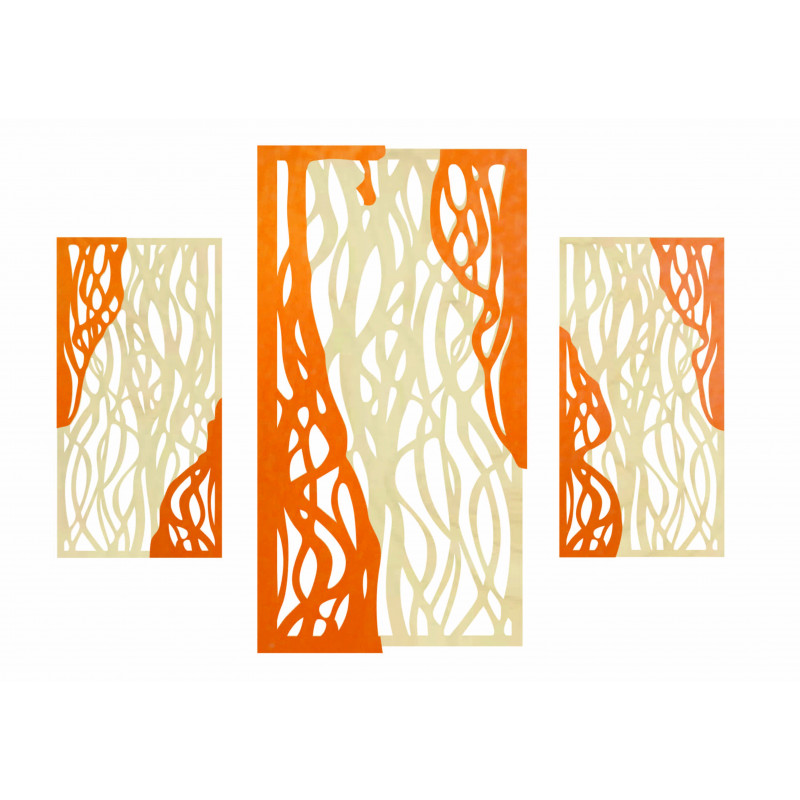 Cudowny obraz na ścianie drewnianej sklejki FLORALIS