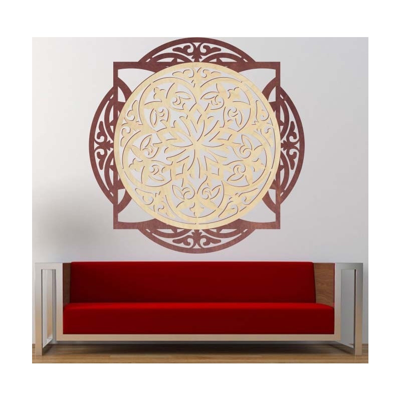 Urzekający obraz ścienny wykonany z drewnianej sklejki HAFFRA