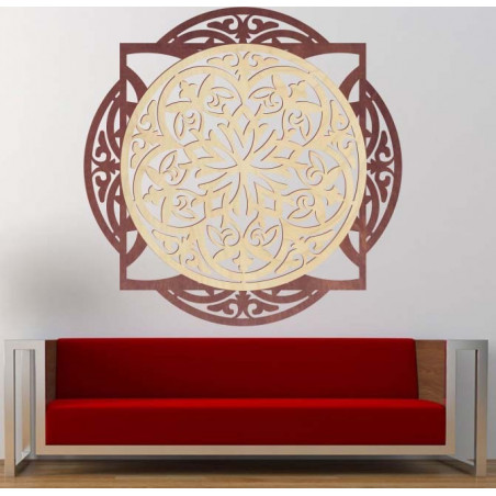 Urzekający obraz ścienny wykonany z drewnianej sklejki HAFFRA Urzekający obraz ścienny wykonany z drewnianej sklejki HAFFRA