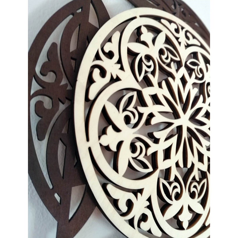 Urzekający obraz ścienny wykonany z drewnianej sklejki HAFFRA