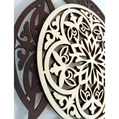 Urzekający obraz ścienny wykonany z drewnianej sklejki HAFFRA Urzekający obraz ścienny wykonany z drewnianej sklejki HAFFRA