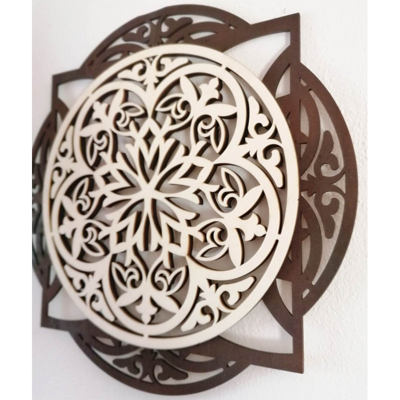 Urzekający obraz ścienny wykonany z drewnianej sklejki HAFFRA