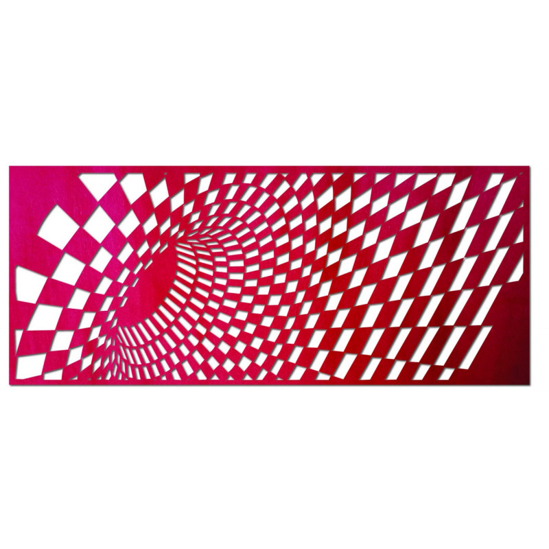 Gustowny obraz na ścianie wykonany z drewnianej sklejki ÚLETT