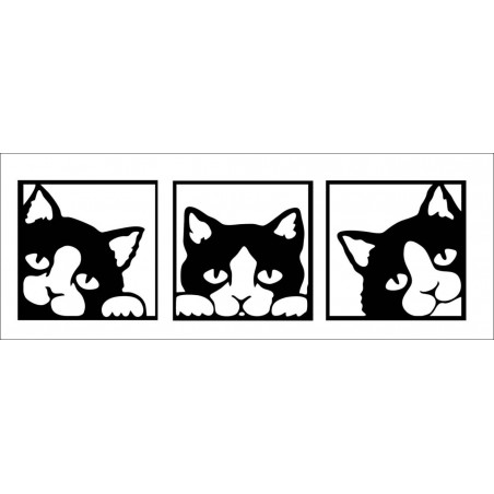 Nowoczesne malarstwo na ścianie kota, malarstwo na kuchni, duże malarstwo na ścianie w salonie, malarstwo 3D Nowoczesne malarstwo na ścianie kota, malarstwo na kuchni, duże malarstwo na ścianie w salonie, malarstwo 3D