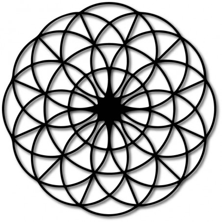 Magiczna drewniana mandala na ścianę - Koła I średnica FI 50, 60, 70, 80, 90 cm