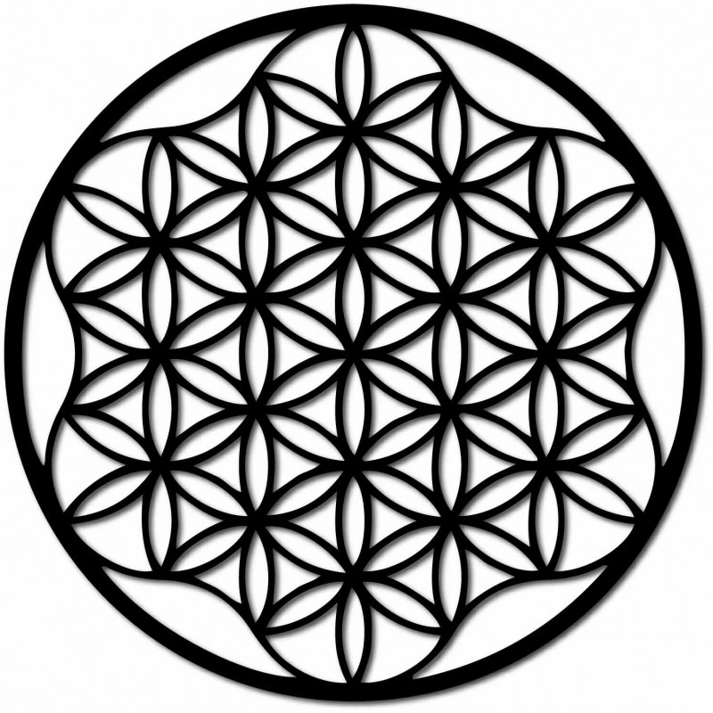 Obraz mandali na ścianie ze sklejki do 120 cm